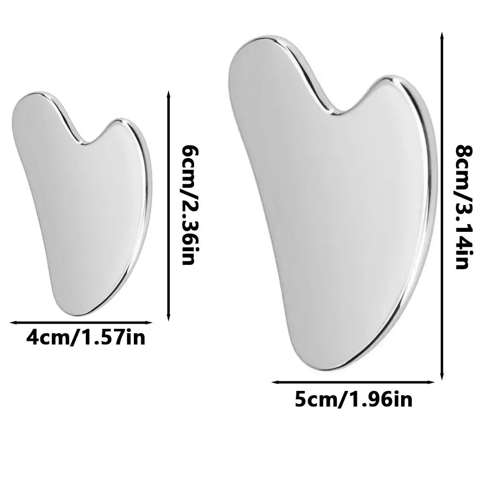Cheekbones On Demand — Stainless Steel Gua Sha