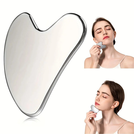 Cheekbones On Demand — Stainless Steel Gua Sha