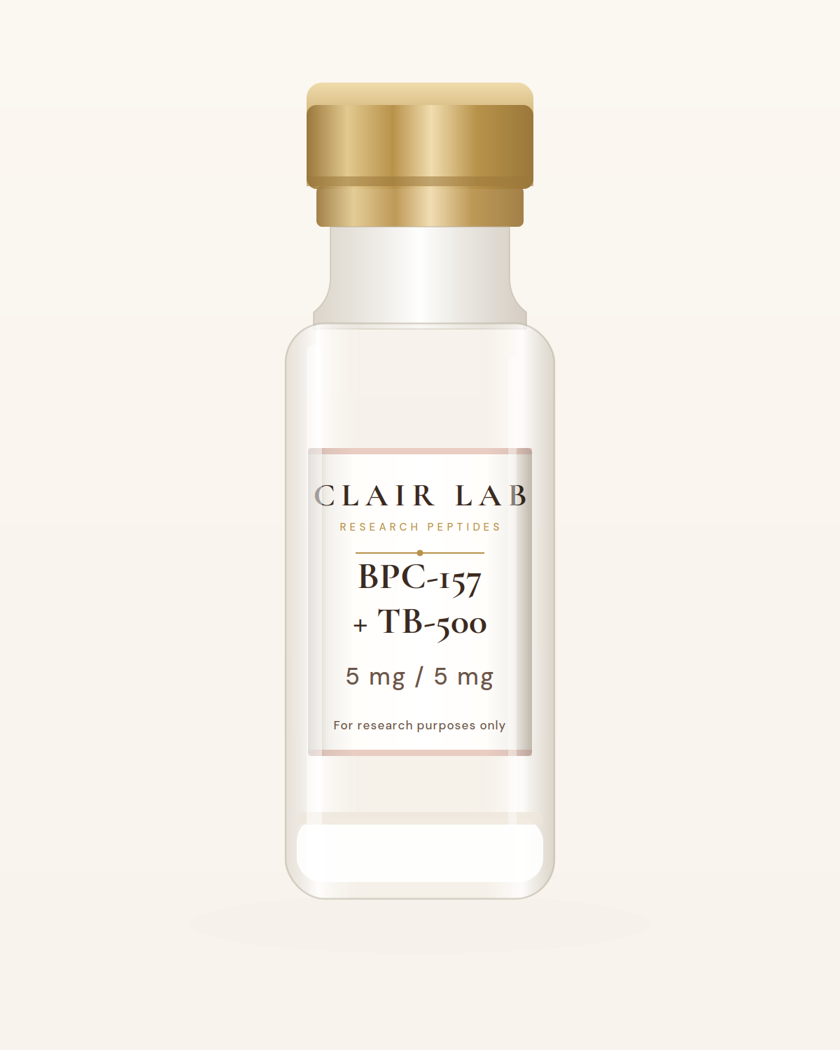 Clair Lab BPC-157 + TB-500 blend research vial