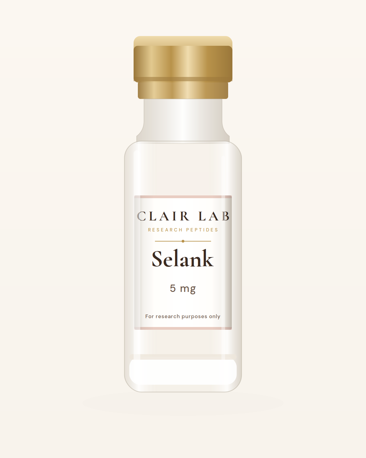 Clair Lab Selank 5mg research vial